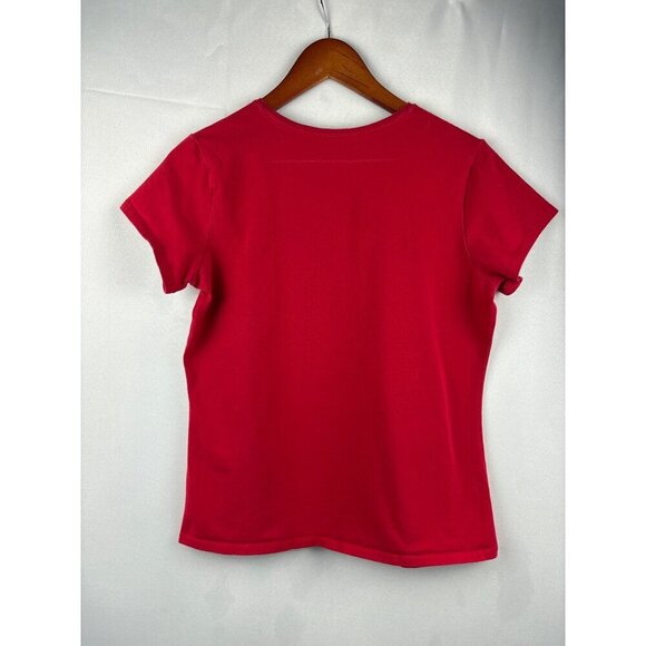 Red Multiplicity Womens T-Shirt S Cotton & Spandex Made In China - Picture 5 of 5